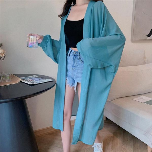 women's swimwear cardigan women summer sleeve solid color anti sun thin midi coat female beach kimono long comfortable batwing, White;black
women's swimwear cardigan women summer sleeve solid color anti sun thin midi coat female beach kimono long comfortable batwing, White;black