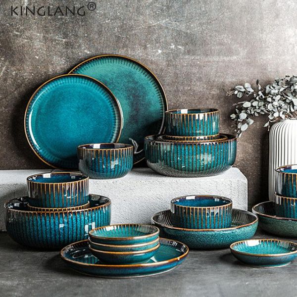 dishes & plates kinglang klin glazed sky blue tableware set nordic ceramic salad round dish main course plate and bowl porcelain dinnerware
dishes & plates kinglang klin glazed sky blue tableware set nordic ceramic salad round dish main course plate and bowl porcelain dinnerware