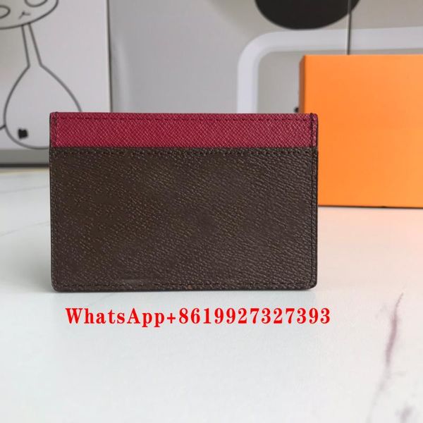 card holders 2021 designer leather classic fashion mesh petal man wallet woman noble bag send box, Brown;gray
card holders 2021 designer leather classic fashion mesh petal man wallet woman noble bag send box, Brown;gray