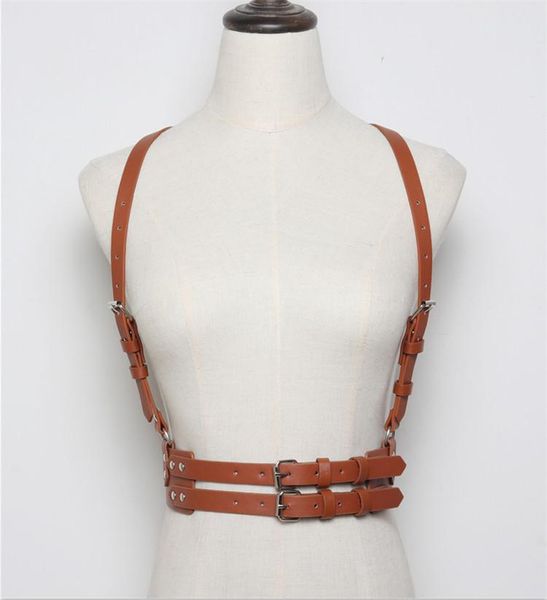 belts women's fashion slim leather harness body bondage waist belt straps adjustable buckle garter waistband, Black;brown
belts women's fashion slim leather harness body bondage waist belt straps adjustable buckle garter waistband, Black;brown