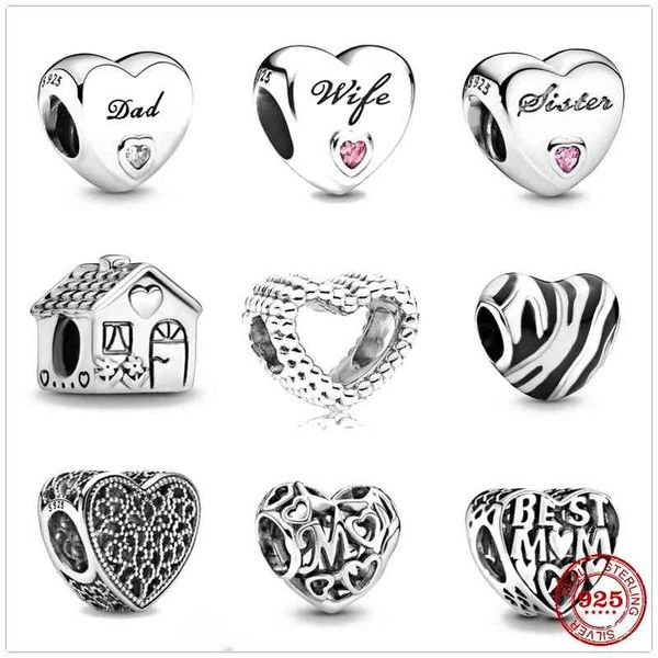 925 sterling silver sweet home house dad sister mom wife love heart diy fine beads fit original pandora charm bracelet jewelry
925 sterling silver sweet home house dad sister mom wife love heart diy fine beads fit original pandora charm bracelet jewelry