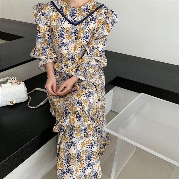 casual dresses retro floral print elegant fashion autumn dress chic loose oversize lazy style outgoing all-match winter vestido 2021, Black;gray
casual dresses retro floral print elegant fashion autumn dress chic loose oversize lazy style outgoing all-match winter vestido 2021, Black;gray