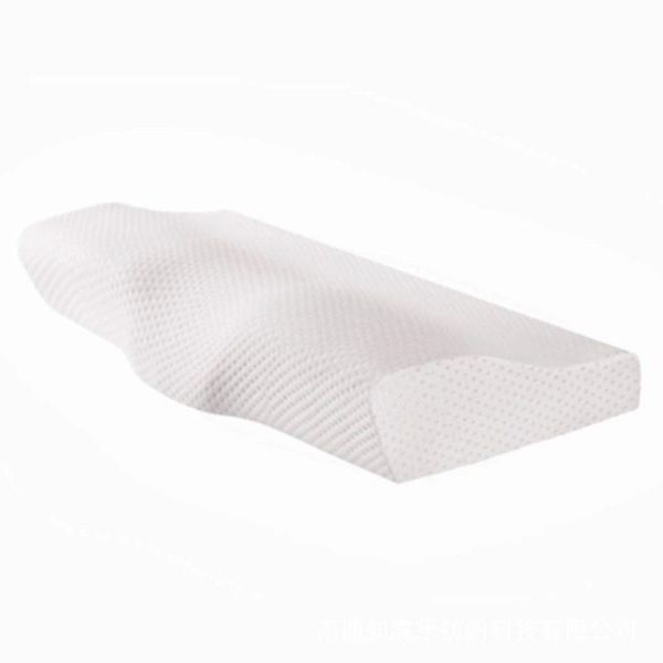 pillow sleep neck massager memory foam butterfly shaped natural latex