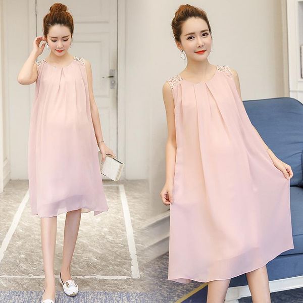 maternity dresses pink chiffon casual pregnant clothes summer women pregnancy dress 2021 fashion party evening, White
maternity dresses pink chiffon casual pregnant clothes summer women pregnancy dress 2021 fashion party evening, White