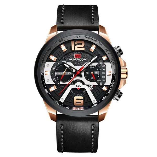 wristwatches six-pin casual men's watch business belt calendar sports, Slivery;brown
wristwatches six-pin casual men's watch business belt calendar sports, Slivery;brown
