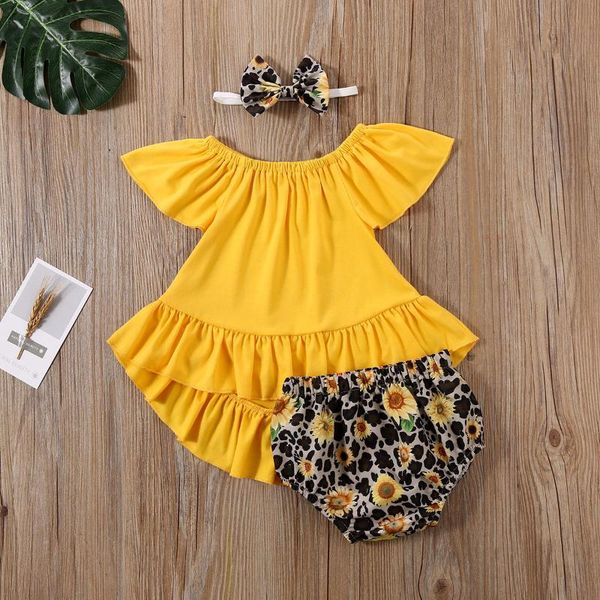 clothing sets baby & children's 0-24m born girls sunflower set cotton summer kids sleeveless blouse+shorts+headband suits, White
clothing sets baby & children's 0-24m born girls sunflower set cotton summer kids sleeveless blouse+shorts+headband suits, White