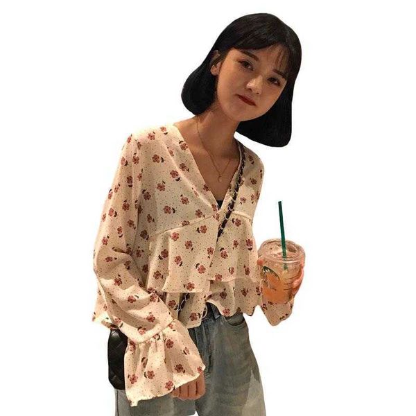 blusas femininas fashion floral and blouses mujer autumn long sleeve femme shirts print chiffon women 210601, White
blusas femininas fashion floral and blouses mujer autumn long sleeve femme shirts print chiffon women 210601, White