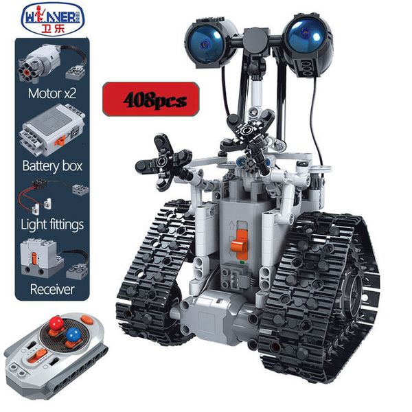 blocks 408pcs erbo creative technic rc kit electric building block city remote control intelligent robot bricks toys for children q1126
blocks 408pcs erbo creative technic rc kit electric building block city remote control intelligent robot bricks toys for children q1126