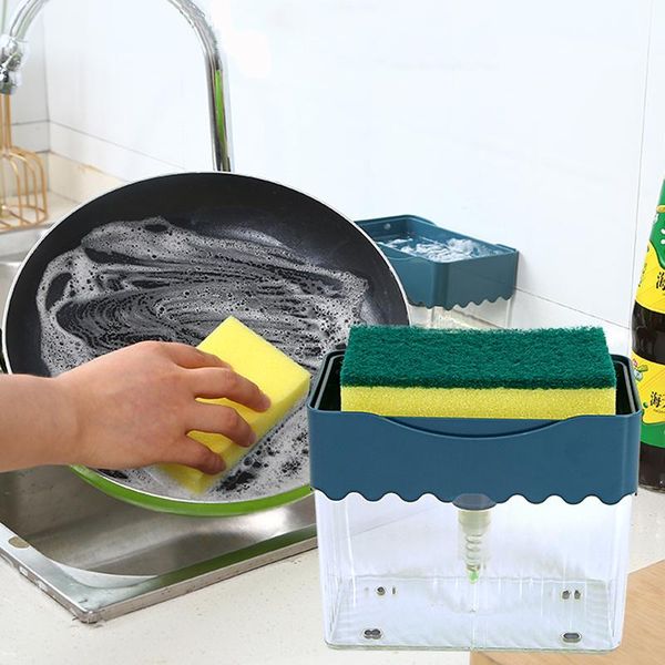 liquid soap dispenser 2 in 1 automatic hand press box pump organizer with sponge kitchen tools bathroom supplies
liquid soap dispenser 2 in 1 automatic hand press box pump organizer with sponge kitchen tools bathroom supplies