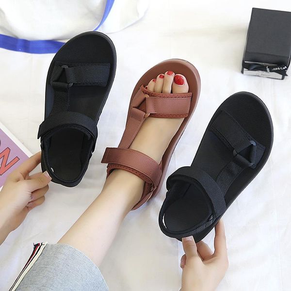 flat sandals women shoes gladiator open toe buckle wedge female casual women's platform beach, Black
flat sandals women shoes gladiator open toe buckle wedge female casual women's platform beach, Black