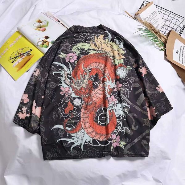 men's casual shirts shirtsummer thin ukiyo painted crane loose kimono daopao coat trendy men's quarter sleeve cardigan shirt 2xt9, White;black
men's casual shirts shirtsummer thin ukiyo painted crane loose kimono daopao coat trendy men's quarter sleeve cardigan shirt 2xt9, White;black