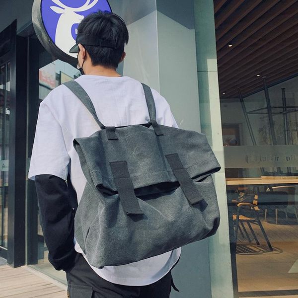 backpack fashion canvas solid messenger bag multifunctional men packbag trend student bagpack literary youth street bags
backpack fashion canvas solid messenger bag multifunctional men packbag trend student bagpack literary youth street bags