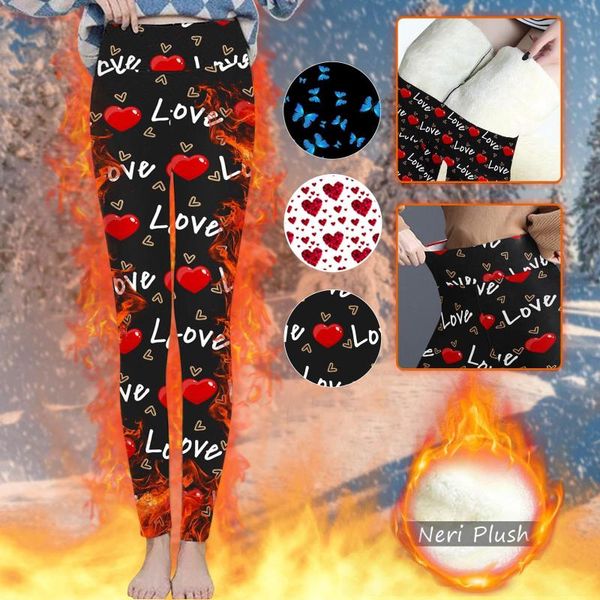 women's leggings winter warm pants super thick high stretch lamb cashmere leggins waist skinny trousers plus size, Black
women's leggings winter warm pants super thick high stretch lamb cashmere leggins waist skinny trousers plus size, Black