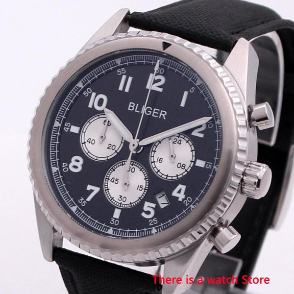 wristwatches 45mm quartz watch chronograph date function rotating bezel 24 hours sport fashion leather strap men, Slivery;brown
wristwatches 45mm quartz watch chronograph date function rotating bezel 24 hours sport fashion leather strap men, Slivery;brown