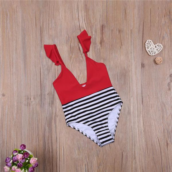kid baby girl bikini swimsuit one-piece ruffle trim v neck backless striped pattern bodysuit swimwear swimming bathing suit one-pieces, Black
kid baby girl bikini swimsuit one-piece ruffle trim v neck backless striped pattern bodysuit swimwear swimming bathing suit one-pieces, Black