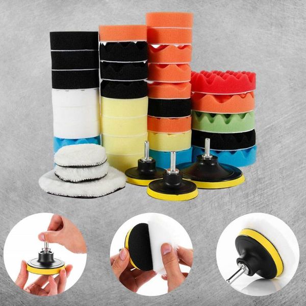 car sponge 39pcs buffing pad set 3/5 inch polishing kit for boat polish buffer drill wheel removes scratches
car sponge 39pcs buffing pad set 3/5 inch polishing kit for boat polish buffer drill wheel removes scratches
