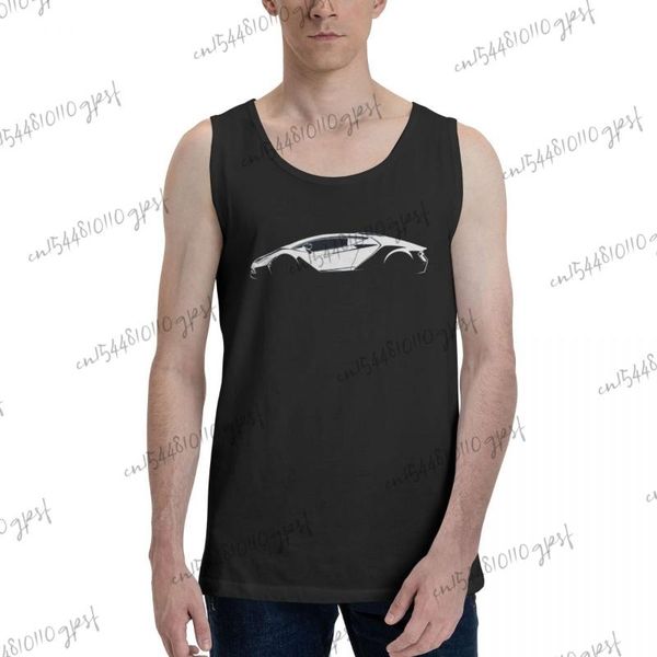 men' tank playera sin manga hombre the outline of a sports car in dark gym clothing regata masculina, White;black
men' tank playera sin manga hombre the outline of a sports car in dark gym clothing regata masculina, White;black