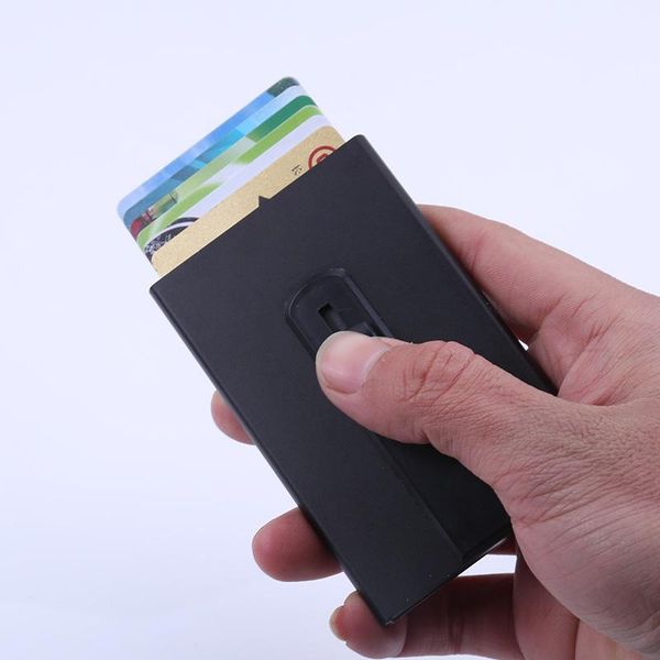 card holders anti-theft case hand push aluminum alloy anti-degaussing bank rfid holder, Brown;gray
card holders anti-theft case hand push aluminum alloy anti-degaussing bank rfid holder, Brown;gray