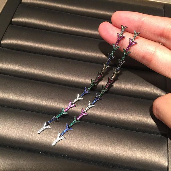 dangle & chandelier gradient color letter y earrings super long tassel sweet fairy temperament elegant antlers, Silver
dangle & chandelier gradient color letter y earrings super long tassel sweet fairy temperament elegant antlers, Silver