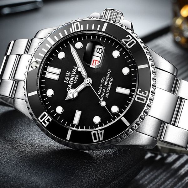 ghost series dive watch automatic carnival fashion sport mechanical watch men sapphire calendar luminous waterproof montre hommeg, Slivery;brown
ghost series dive watch automatic carnival fashion sport mechanical watch men sapphire calendar luminous waterproof montre hommeg, Slivery;brown