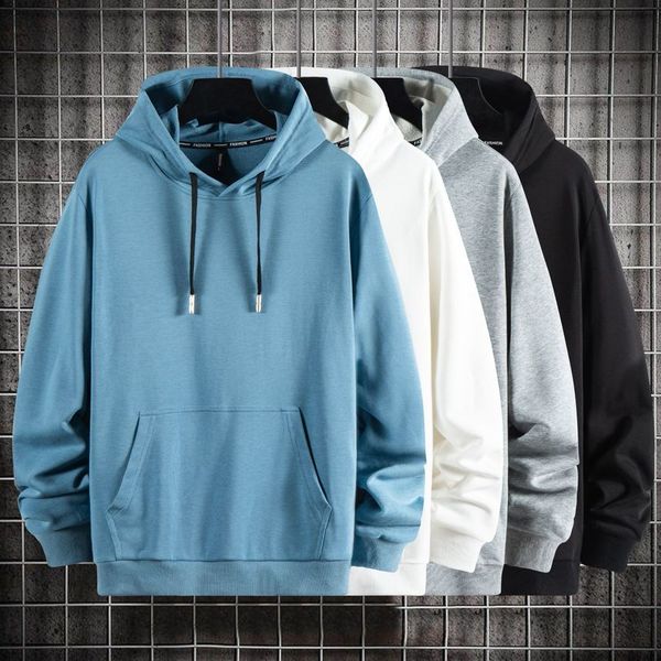 pullover sweater hooded 2021 autumn new solid color basic men's korean loose bottomed shirt fashion, Black
pullover sweater hooded 2021 autumn new solid color basic men's korean loose bottomed shirt fashion, Black