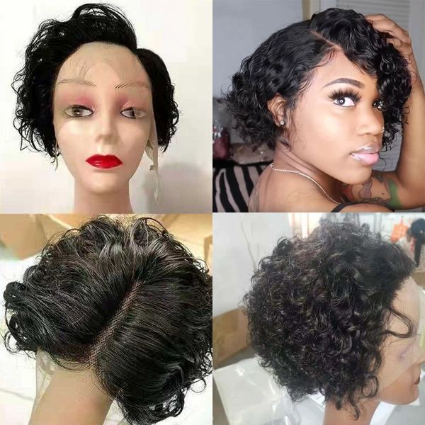 t part lace short curly pixie cut wig natural color peruvian deep wave human hair remy wigs for black women, Black;brown
t part lace short curly pixie cut wig natural color peruvian deep wave human hair remy wigs for black women, Black;brown