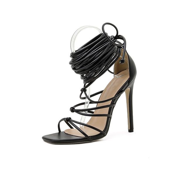 sandals 2021 nieuwe vrouwen gladiator knie hoge sandalen open teen lace up cross strappy hakken mode sexy, Black
sandals 2021 nieuwe vrouwen gladiator knie hoge sandalen open teen lace up cross strappy hakken mode sexy, Black