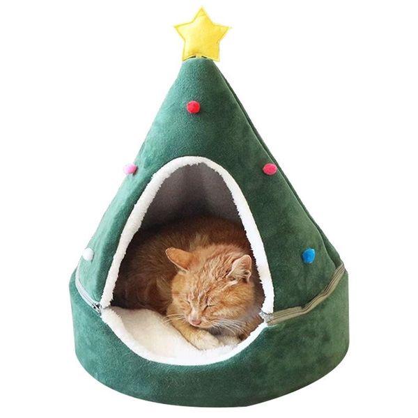 kennels & pens creative christmas tree detachable plush warm pet nest cat dog closed house
kennels & pens creative christmas tree detachable plush warm pet nest cat dog closed house