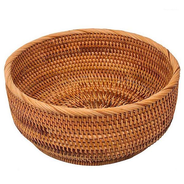 storage baskets natural rattan round fruit basket wicker tablebread serving tray weaving food bowls(large, 1pcs)1
storage baskets natural rattan round fruit basket wicker tablebread serving tray weaving food bowls(large, 1pcs)1