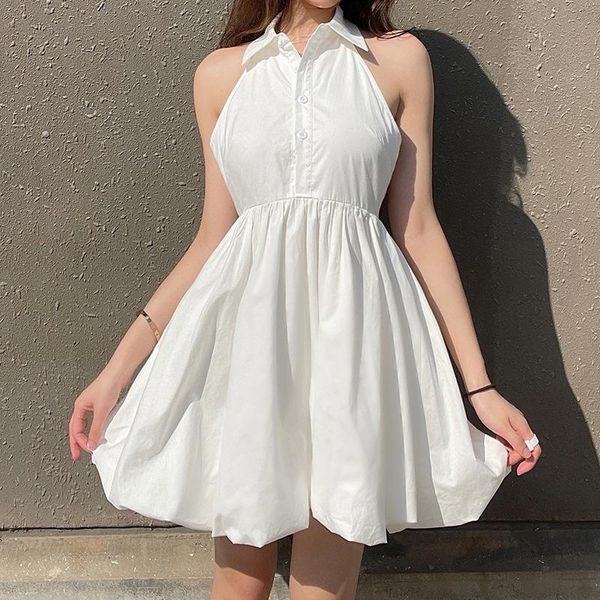 casual dresses white backless mini sweet dress summer holiday sundress elegant clothes y2k halter grunge for women, Black;gray
casual dresses white backless mini sweet dress summer holiday sundress elegant clothes y2k halter grunge for women, Black;gray