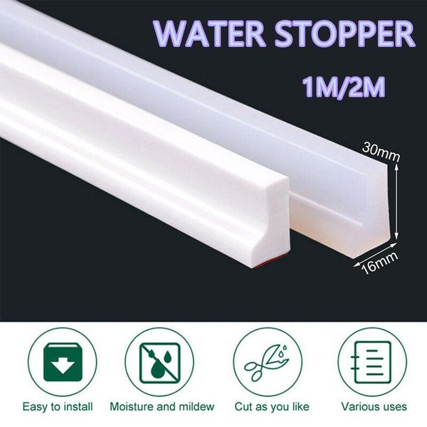 other bath & toilet supplies sealing strip silicone bathroom water ser shower dam non-slip dry and wet separation flood barrier
other bath & toilet supplies sealing strip silicone bathroom water ser shower dam non-slip dry and wet separation flood barrier