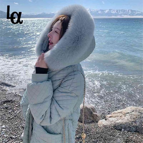 winter women down parkas 90% white duck coat vintage long large fur hooded jacket warm thickness snow outwears 210519, Black
winter women down parkas 90% white duck coat vintage long large fur hooded jacket warm thickness snow outwears 210519, Black