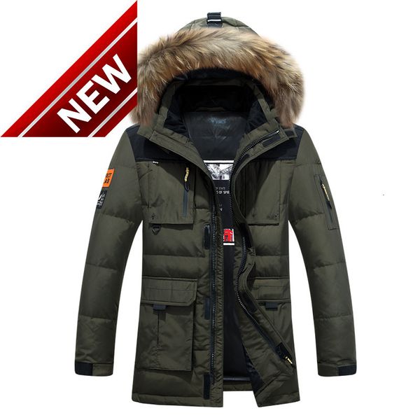 white duck down jacket men parka coat mens windbreaker real fur hooded thick warm winter parkas casaco masculino snow overcoat, Black
white duck down jacket men parka coat mens windbreaker real fur hooded thick warm winter parkas casaco masculino snow overcoat, Black