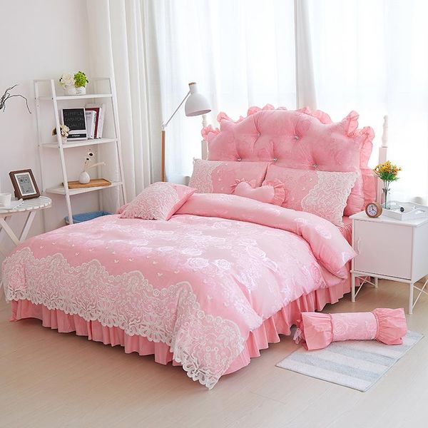 bedding sets jacquard lace princess bed set luxury wedding king bedlinen boho duvet cover girls bedclothes skirt
bedding sets jacquard lace princess bed set luxury wedding king bedlinen boho duvet cover girls bedclothes skirt