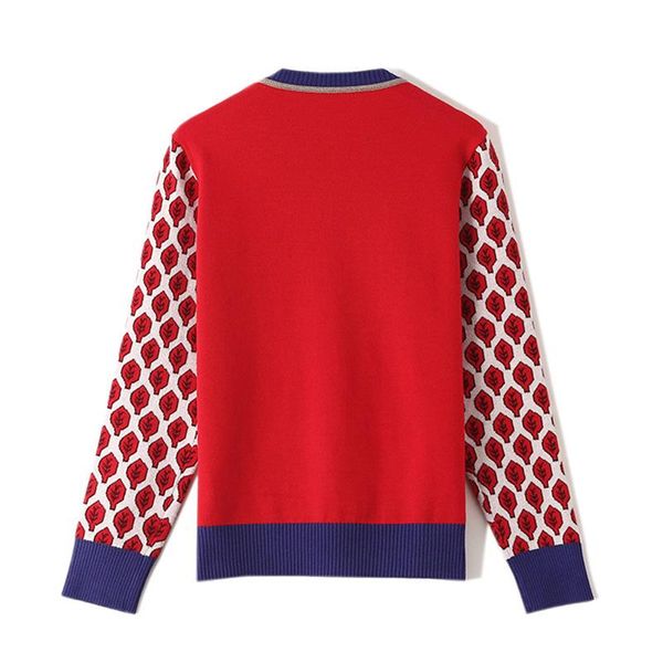 women's sweaters autumn women vintage red leaf jacquard warm long sleeve o neck luxury christmas pullovers knitted retro femmes, White;black
women's sweaters autumn women vintage red leaf jacquard warm long sleeve o neck luxury christmas pullovers knitted retro femmes, White;black