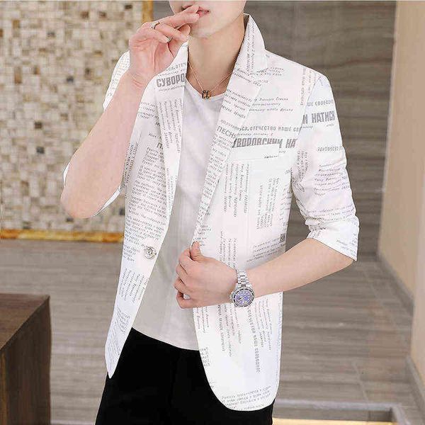 luxury suits blaze summer 7 / 3 suit coat thin middle sleeve blazer trend handsome casual men's single wtern style cloth, Black
luxury suits blaze summer 7 / 3 suit coat thin middle sleeve blazer trend handsome casual men's single wtern style cloth, Black