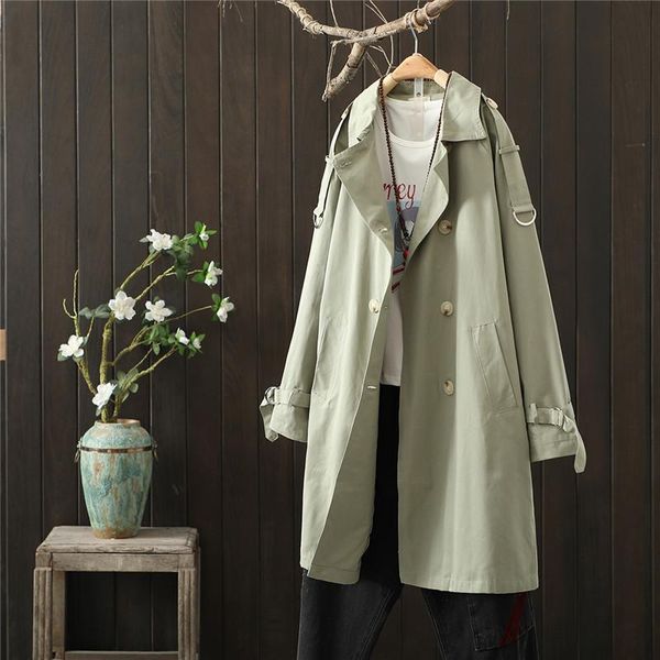 women's trench coats ies 2021 autumn spring coat for women doble breasted long korean style windbreaker lapel, Tan;black
women's trench coats ies 2021 autumn spring coat for women doble breasted long korean style windbreaker lapel, Tan;black
