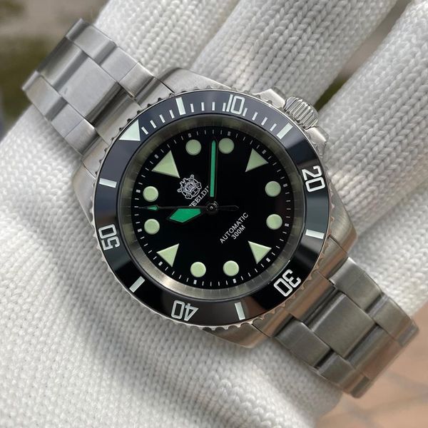 wristwatches steeldive 2021 arrival sd1955 black dial green hands 41mm steel case 300m deep sea waterproof dive watch nh35 automatic, Slivery;brown
wristwatches steeldive 2021 arrival sd1955 black dial green hands 41mm steel case 300m deep sea waterproof dive watch nh35 automatic, Slivery;brown