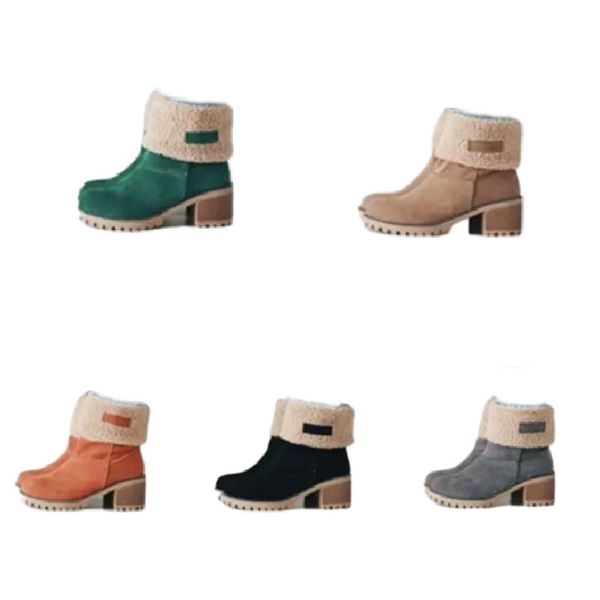 2021large size winter boot in the tube two wear european and american warm snow boots high heels casual women's shoes eu35-eu43, Black
2021large size winter boot in the tube two wear european and american warm snow boots high heels casual women's shoes eu35-eu43, Black