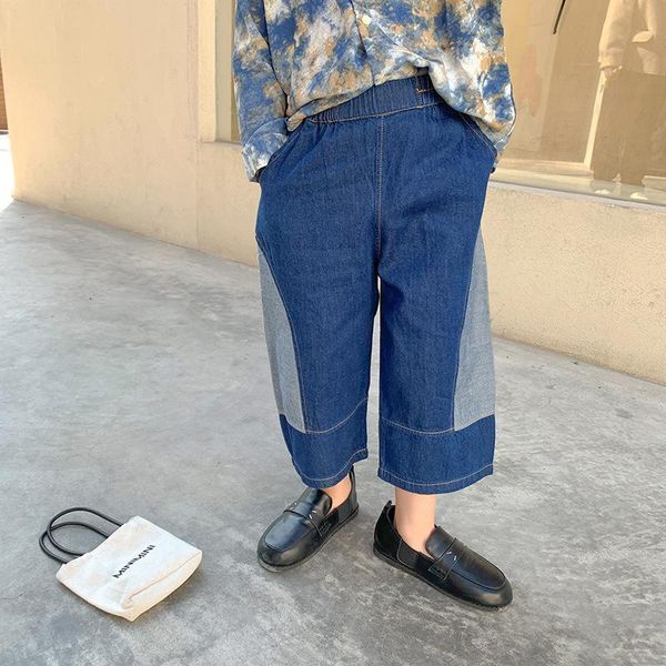 jeans boys pants autumn denim trousers girls cotton spring students casual children's clothing patchwork toddler, Blue
jeans boys pants autumn denim trousers girls cotton spring students casual children's clothing patchwork toddler, Blue