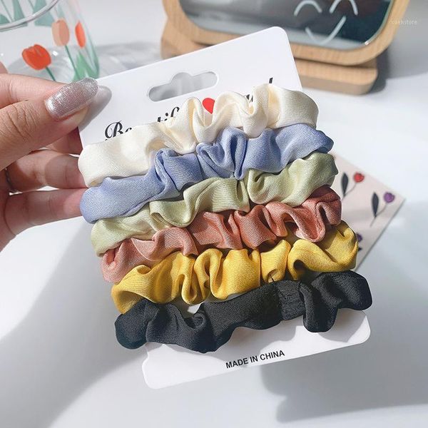 aphrodite 6pcs/set satin hair ties scrunchie solid color elastic headband women girls headwear ponytail holder accessories1
aphrodite 6pcs/set satin hair ties scrunchie solid color elastic headband women girls headwear ponytail holder accessories1