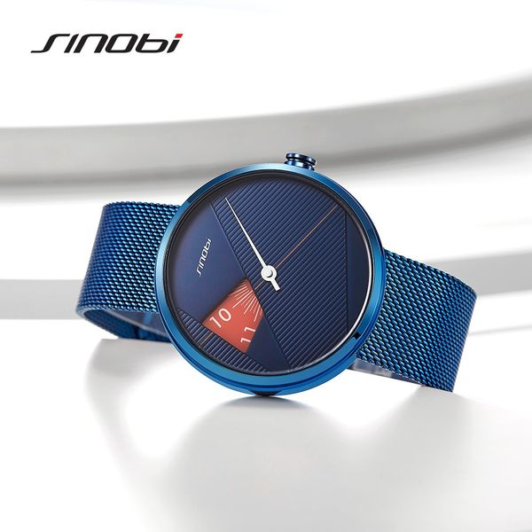 sinobi mens watch creative fashion personality mesh strap watches 9801, Slivery;brown
sinobi mens watch creative fashion personality mesh strap watches 9801, Slivery;brown