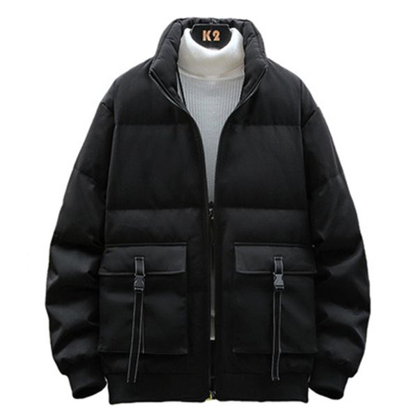 mens thicken duck down coat fashion trend windproof warm stand neck puffer jacket designer winter luxury loose puff casual jackets for man, Black
mens thicken duck down coat fashion trend windproof warm stand neck puffer jacket designer winter luxury loose puff casual jackets for man, Black
