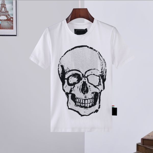 phillip plain pp designer mens skull diamond t shirts short sleeve brand spring and summer high o-neck quality skulls tshirt tees 04, White;black
phillip plain pp designer mens skull diamond t shirts short sleeve brand spring and summer high o-neck quality skulls tshirt tees 04, White;black