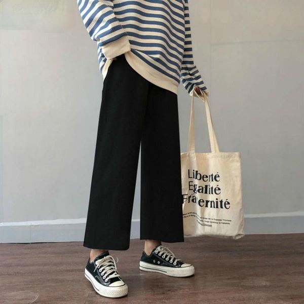 women's pants & capris women ankle-length loose wide leg elastic high waist oversize black comfortable elegant ladies spring summer pan, Black;white
women's pants & capris women ankle-length loose wide leg elastic high waist oversize black comfortable elegant ladies spring summer pan, Black;white