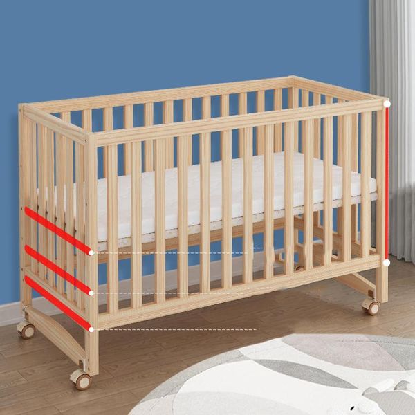 baby cribs crib stitching big bed born small solid wood unpaint children's sleep movable cradle with wheels adjustable height
baby cribs crib stitching big bed born small solid wood unpaint children's sleep movable cradle with wheels adjustable height
