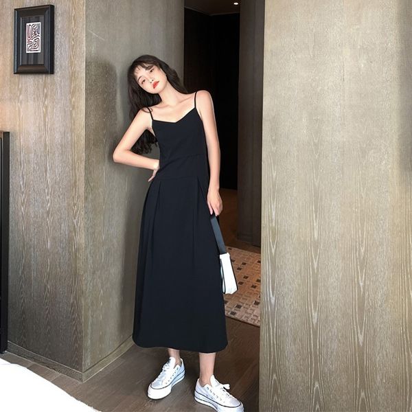 women sleeveless maxi casual v-neck dress sling black long party dresses, Black;gray
women sleeveless maxi casual v-neck dress sling black long party dresses, Black;gray