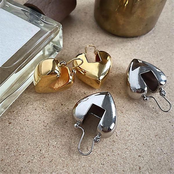 dangle & chandelier fashion metallic cubic heart earrings for women gold/sivler color big personality jewelry pendientes wholesale, Silver
dangle & chandelier fashion metallic cubic heart earrings for women gold/sivler color big personality jewelry pendientes wholesale, Silver