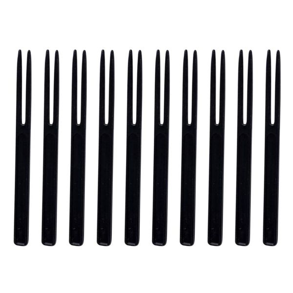 disposable flatware 200pcs fruit picks two tooth cake forks party supplies for wedding birthday (black)
disposable flatware 200pcs fruit picks two tooth cake forks party supplies for wedding birthday (black)
