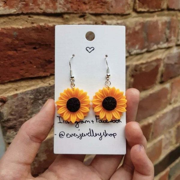 dangle & chandelier cute little pure daisy flower earrings kpop style personality resin jewelry party birthday gift for women girl, Silver
dangle & chandelier cute little pure daisy flower earrings kpop style personality resin jewelry party birthday gift for women girl, Silver